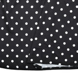 Bonnyshow  Retro Polka Dot Printed Halter Mini Dress Sexy Women Backless Off Shoulder Sleeveless A Line Vestidos Summer Lady Beach Wear