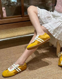 Bonnyshow  Flats Women's Sports Shoes Fashion Sneakers Casual Shallow Loafers Shoes 2025 Summer Walking Ballet Trend Sneakers Women