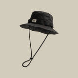 Bonnyshow Summer Fisherman Hat for Women Men Wide Brim Sunshade Bucket Hat Outdoor Camping Mountaineering Sun Hats