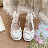 Bonnyshow  Summer Cover Toe Women Sandals Fashion Thick Heel Singbacks Mules Shoes Ladies Outdoor Gladiator Sandalias