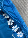 Bonnyshow  Summer Sexy Fashion Top Women's Tight Summer Off Shoulder Bra Blue Y2k Street Trend Letter Embroidery Sexy Short Top Emo