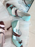 Bonnyshow  New Spring Autumn Elegant Side Space High-heeled Lolita Shoes Fashion Sweet and Cute Pointed Toe Fashion High Heels Pumps