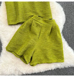 Bonnyshow  Faionable Summer 2025 Svel Top Wide Leg orts Two Piece Set Ele High-End Feeling Women's Clothing Ensemble