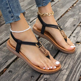 Bonnyshow  Women Shoes Sandals Comfort Sandals Summer Flip Flops Fashion High Quality Flat Sandals Gladiator Sandalias Mujer Femme