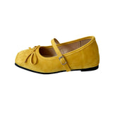 Bonnyshow  New Spring Butterfly-knot Women Ballet Shoes Fashion Outdoor Dress Shoes Female Street Style Soft Sole Flats Shoes