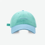 Bonnyshow Letter Patchwork Baseball Cap Vintage Embroidery Snapback Hat for Women Summer Hip Hop Unisex Sun Visor Hats