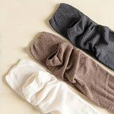 Bonnyshow New Fashion Women Knee-socks Lady Splicing Soft Stockings Autumn Winter High Tube Thermal Socks Casual Sock ﻿