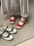Bonnyshow  Elegant Women's Shoes Platform Ballet Flats Female Footwear Increas Height Clogs Ballerinas Dress Summer Comfortable Mary Janes