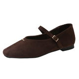 Bonnyshow  Spring New Brand Women Flats Round Toe Shallow Slip on Ladies Casual Ballet Shoes Soft Leather Eelgant Dress Shoes