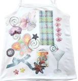 Bonnyshow  Y2K Aesthetic E-Girl Casual Crop Tops Harajuku Fairy Print Clothes Women's Tops vintage Fashion cute 2000s Streetwear Baby Tank