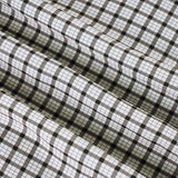 Bonnyshow  Back Tie-up Bow Checkerboard Shirt Women's Fall Spring Single-breasted Turn-down Collar Blouses Ladies Retro Plaid Tops