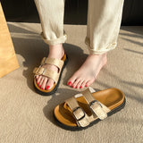 Bonnyshow  Female Shoes Ladies' Slippers Platform 2025 Summer Soft Slides Retro Concise Slippers Women Summer Shoes Slides Pantofle Platfor