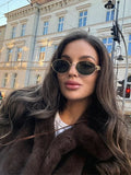 Bonnyshow Fashion Solid Color Plush Women's Coat Casual Retro Turndown Collar Short Coats Women Winter Soft Comfortable Warm Outerwears