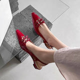 Bonnyshow  Designer Summer Cover Toe Women Sandals Fashion Butterfly-knot Dress Shoes Women's Low Heel Stripper Party Sandalias
