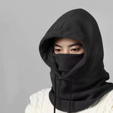 Bonnyshow Warm Fleece Balaclava for Men Women Winter Face Mask Neck Warmer Hooded Cap Windproof Thermal Head Cover Beanies Bandana