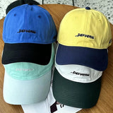 Bonnyshow Letter Patchwork Baseball Cap Vintage Embroidery Snapback Hat for Women Summer Hip Hop Unisex Sun Visor Hats