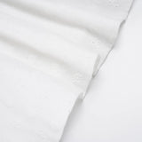 Bonnyshow  Embroidery Solid French Elegant Dress Sexy Hook Bodycon Vintage Sleeveless Clothings Elastic Chic Vacation Outfits