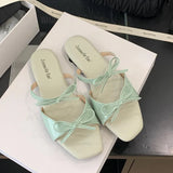 Bonnyshow  Summer Brand Women Slipper Fashion Slip On Ladies Casual Flip Flop Shoes Soft Flat Heel Outdoor Beach Slides Mujer