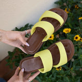 Bonnyshow  Flats Women's Beach Slippers Summer Sandals Casual Flip Flops Woman 2025 Trend Sport Walking Shoes New Slides Sneakers De Mujer