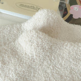 Bonnyshow Cute Coral Fleece Socks Women Winter Warm Thicken Plush Indoor Sock Cartoon Big Eye Solid Color Female Floor Socks