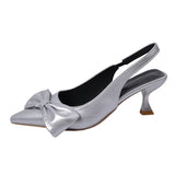 Bonnyshow  Fashion Women Sandals Party Pumps Thin High Heels Elastic Band Black White Rose Summer Shoes Woman Ladie Pumps  high heels