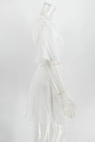 Bonnyshow  Summer Fashion New Women's Vacation Style Dress Sexy Bareback Hollow Out Tassel Imitation Cotton Style Dress