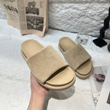 Bonnyshow  Leopard Slippers Women Flats Casual Sandals Beach Shoes Summer 2025 Trend Walking Flip Flops Sport Shoes Slingback Slides Woman