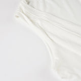 Bonnyshow  Simple Solid Fashion Slim Fit Ruched Women Vest Tops Chic V-Neck Sleeveless Sweet Basic Summer Blouses
