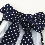 Bonnyshow  Polka Dot Halter Long Dress Women Elegant Sleeveless Backless Lace Up High Wasit Slim Vestido 2025 New Summer Fashion Lady Robes