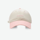 Bonnyshow Letter Patchwork Baseball Cap Vintage Embroidery Snapback Hat for Women Summer Hip Hop Unisex Sun Visor Hats