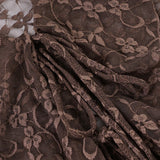 Bonnyshow  Y2K Fashion Lace Crop Top Brown V-neck Lace Up Cardigan Tee Shirt See Through Chic Sexy Short Sleeve T-shirt Summer