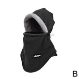 Bonnyshow Winter Fleece Balaclava Hat Women Men Warm Plush Ear Protection Face Neck One-Piece Cap Unisex Outdoor Ski Lei Feng Caps