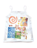 Bonnyshow  Y2K Aesthetic E-Girl Casual Crop Tops Harajuku Fairy Print Clothes Women's Tops vintage Fashion cute 2000s Streetwear Baby Tank