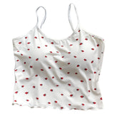 Bonnyshow Strawberry Print Tank Top