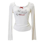 Bonnyshow Baby Girl Bunny Long Sleeve Tee