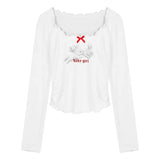Bonnyshow Baby Girl Bunny Long Sleeve Tee