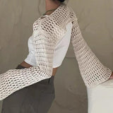 Bonnyshow Crochet Bolero Shrug Top