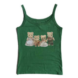 Bonnyshow Y2K Cute Bears Tank Top