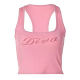 Bonnyshow Diva Rhinestone Halter Top