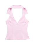 Bonnyshow Alanys Halter Top & Mini Skirt Set