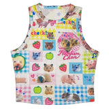 Bonnyshow Hamster Print 2010s Baby Tee