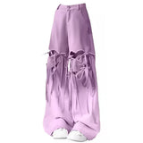 Bonnyshow Knee-Heart Gradient Pants
