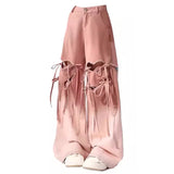 Bonnyshow Knee-Heart Gradient Pants