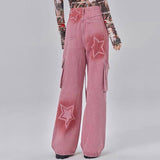 Bonnyshow Y2K Graffiti Star Jeans