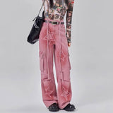 Bonnyshow Y2K Graffiti Star Jeans