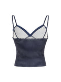 Bonnyshow Galia Polka-Dot Lace Silk Vest