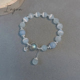 Bonnyshow Sea Blue Treasure Moonlight Crystal Bracelet