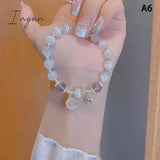 Bonnyshow Sea Blue Treasure Moonlight Crystal Bracelet