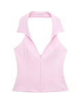 Bonnyshow Alanys Halter Top & Mini Skirt Set